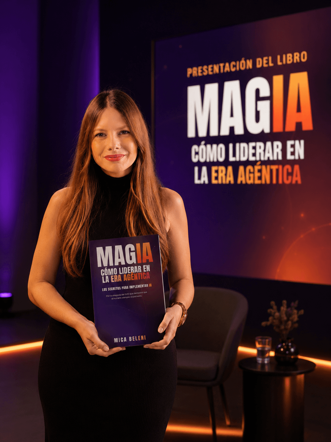 Mica Beleni presentando MagIA